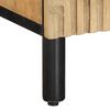 vidaXL Meuble TV marron 105x33x46 cm Bois massif de manguier