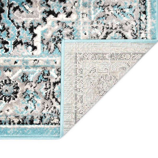 vidaXL Tapis Bleu clair 80 x 150 cm Poly&eacute;thyl&egrave;ne