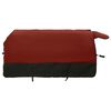 vidaXL Couverture &Eacute;quine Bordeaux et noir 115 cm Polyester