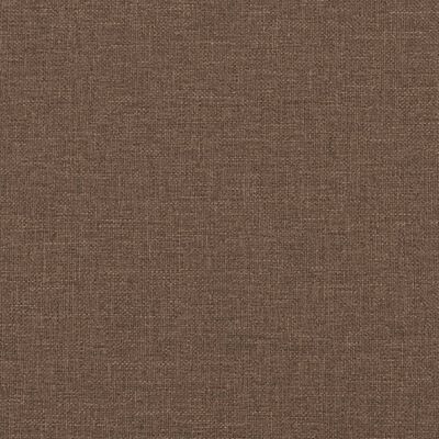 vidaXL Fauteuil inclinable Marron Tissu