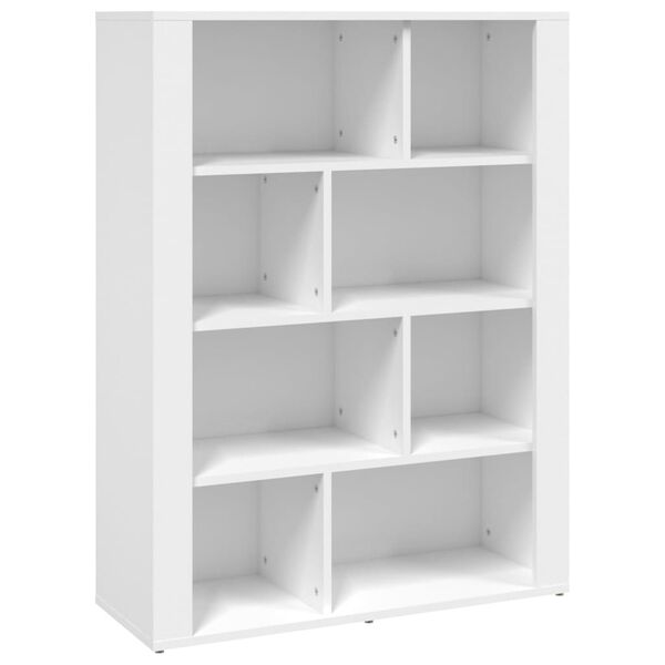 vidaXL Buffet Blanc 80x30x106 cm Bois d'ing&eacute;nierie