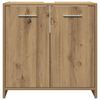 vidaXL Armoire lavabo de salle de bain chêne artisanal 60x33x60 cm