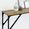 vidaXL Table console ch&ecirc;ne artisanal 200 x 29 x 75 cm