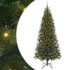 vidaXL Sapin de No&euml;l artificiel Vert 210 cm PE et PVC
