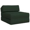 vidaXL Canap&eacute;-lit pliable Vert fonc&eacute; 60 x 70 x 41 cm Tissu