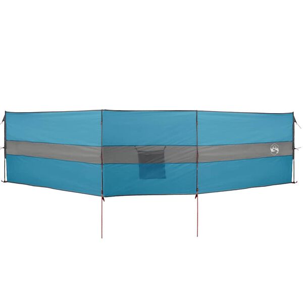 vidaXL Brise-vent de camping bleu 490x123 cm imperméable