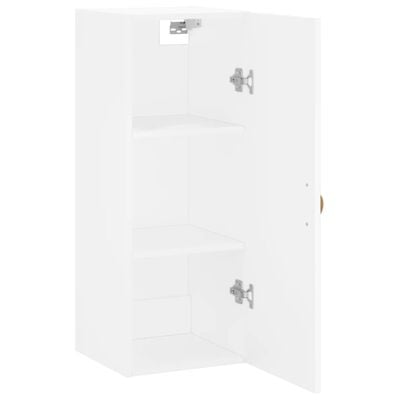 vidaXL Armoire murale blanc 34,5x34x90 cm