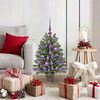 vidaXL Sapin de No&euml;l artificiel avec 150 LED Vert 75 cm PE et PVC