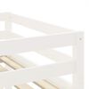 vidaXL Lit mezzanine enfants avec tunnel sans matelas rose 90x190 cm
