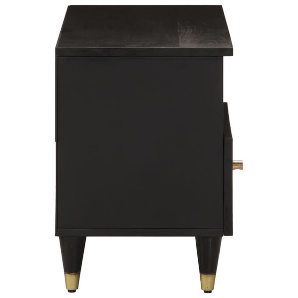 vidaXL Meuble TV 80x33x46 cm bois massif de manguier