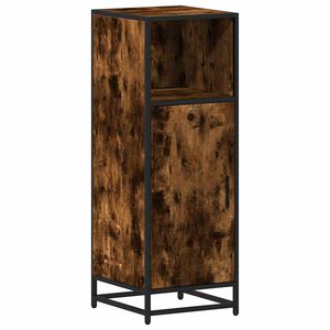 vidaXL Armoire de bain ch&ecirc;ne fum&eacute; 35x37,5x100cm bois d'ing&eacute;nierie
