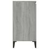 vidaXL Buffet Sonoma gris 102x35x70 cm Bois d'ing&eacute;nierie
