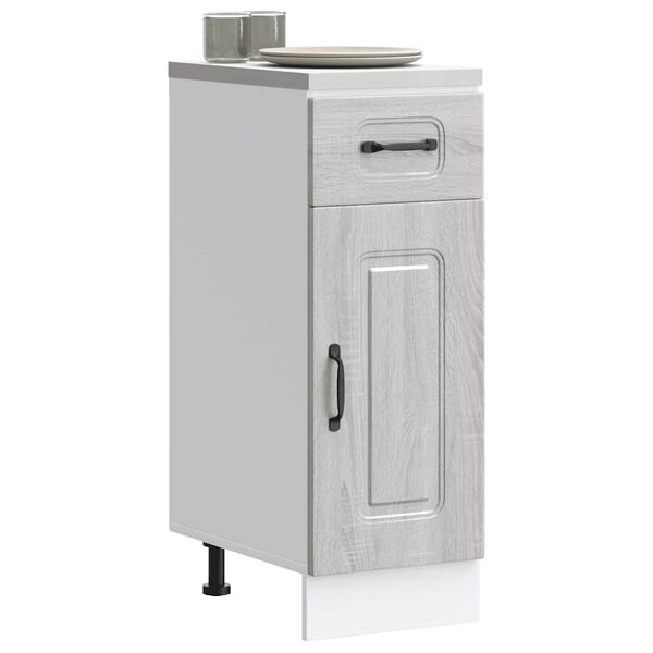 vidaXL Armoire de cuisine Kalmar sonoma gris bois d'ingénierie