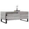vidaXL Table basse Sonoma gris 90x50x36,5 cm Bois d'ing&eacute;nierie