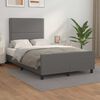 vidaXL Cadre de lit sans matelas gris 120x190 cm similicuir