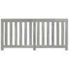 vidaXL Cache-radiateur sonoma gris 175x20x82 cm bois d'ing&eacute;nierie