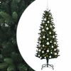 vidaXL Arbre de No&euml;l Artificiel avec Boule 120 cm 150 LED Blanc chaud