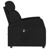 vidaXL Fauteuil inclinable &eacute;lectrique Noir Tissu