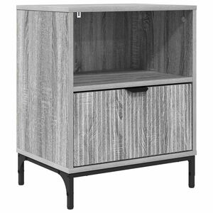 vidaXL Cabinet de chevet Sonoma gris 49 x 36 x 61 cm Bois d'ing&eacute;nierie