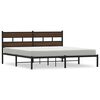 vidaXL Cadre de lit sans matelas avec t&ecirc;te de lit 193x203 cm
