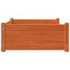 vidaXL Lit pour chien cire marron 95,5x65,5x28 cm bois de pin massif