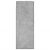 vidaXL Armoires murales 2 pcs gris b&eacute;ton bois d'ing&eacute;nierie