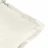 vidaXL Coussin de banc de jardin crème mélangé 120x50x7 cm tissu