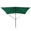 vidaXL Jeu de bande de protection anti-vent parasol Noir Polypropyl&egrave;ne
