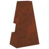 vidaXL Braise Marron 60 x 35 x 100 cm Acier patin&eacute;