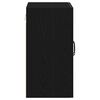 vidaXL Armoire murale en chêne noir 60 x 31 x 60 cm Bois d'ingénierie
