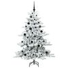 vidaXL Sapin de No&euml;l Artificiel &agrave; Branches Articul&eacute;es Blanc 150 cm