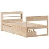 vidaXL Cadre de lit sans matelas 90x190 cm bois de pin massif