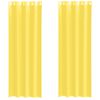 vidaXL Rideaux en voile avec &oelig;illets 2 pcs jaune