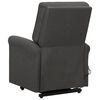 vidaXL Fauteuil de massage inclinable Gris fonc&eacute; Tissu