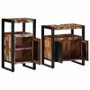 vidaXL Ensemble de mobilier de salle de bain 2 pcs Bois massif recycl&eacute;