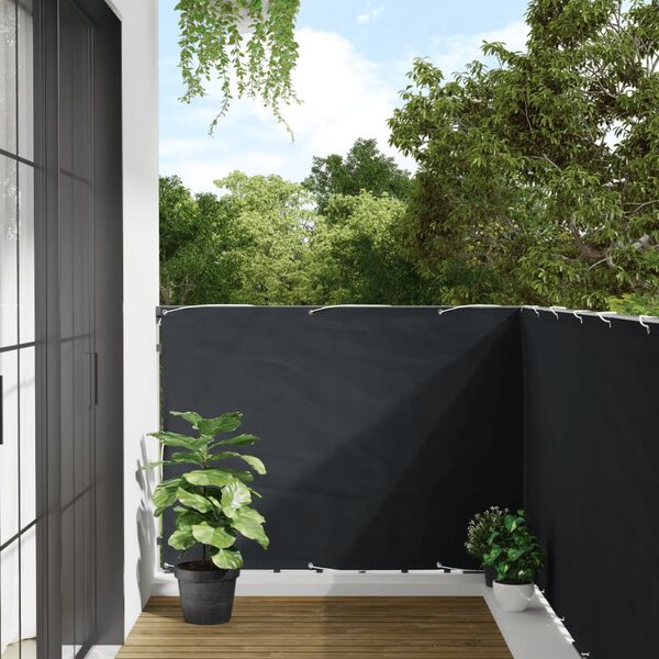 vidaXL &Eacute;cran de balcon Anthracite 120x400 cm Tissu Oxford
