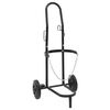 vidaXL Chariot &agrave; main Noir et Rouge 49 x 49 x 101 cm Acier