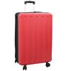 vidaXL Valise avec verrouillage Rouge 50 x 30 x 76 cm Plastic ABS