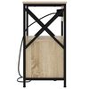 vidaXL Cabinet de chevet 2 pcs Ch&ecirc;ne Sonoma 40 x 31 x 60 cm