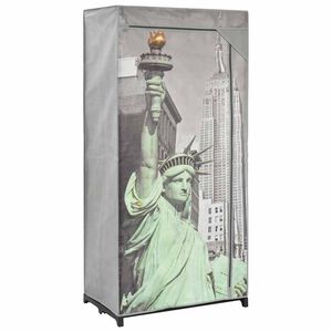 vidaXL Garde-robe New York 75x45x160 cm Tissu