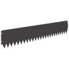 vidaXL Bordure de Pelouse 20 pc 103 x 20 cm Acier Noir