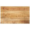 vidaXL Dessus de table rectangulaire bois massif de manguier brut