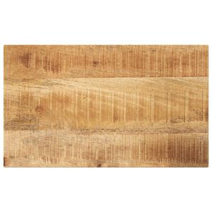 vidaXL Dessus de table rectangulaire bois massif de manguier brut