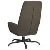 vidaXL Chaise de relaxation Gris fonc&eacute; Similicuir daim