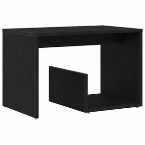 vidaXL Table d'appoint Ch&ecirc;ne noir 59 x 36 x 38 cm Bois d'ing&eacute;nierie