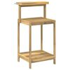 vidaXL Banc de rempotage ext&eacute;rieur 56,5 x 48,5 x 107 cm Blanc