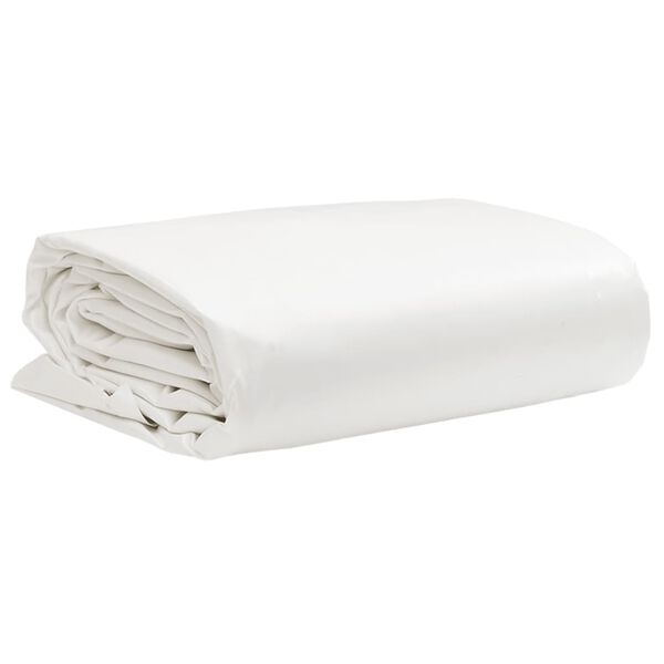 vidaXL B&acirc;che blanc 4x6 m 650 g/m&sup2;