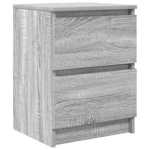 vidaXL Meuble TV sonoma gris 40x35x54 cm bois d'ing&eacute;nierie