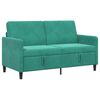vidaXL Sofa avec rangement Turquoise 152 x 78 x 87 cm Polyester