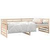 vidaXL Lit de jour sans matelas 80x200 cm bois de pin massif
